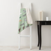 オーストラリアの先住民動物ユーカリ緑のパターン シェルパブランケット (インサイチュ)