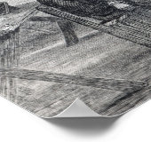 オーストラリアの入植者の小屋のインテリア ポスター (角)