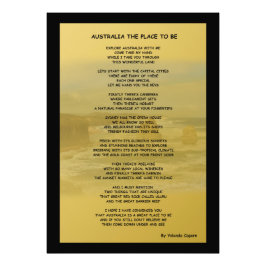 オーストラリアの写真の拡大する場所 フォトプリント           