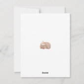 オーストラリアの動物がクリスマスツリーに登場 シーズンカード (裏面)