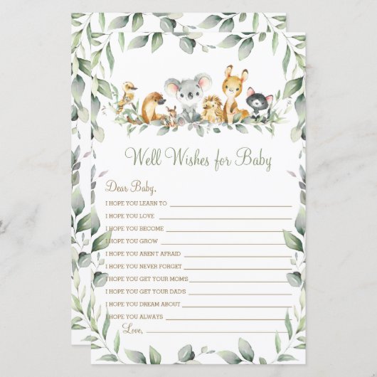 オーストラリアの動物がベビーの試合を望む (正面/裏面)