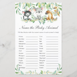 オーストラリアの動物が赤ん坊の動物のゲームに名前を付けるおもしろい