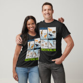 オーストラリアの動物たち レトロオーストラリア動物 Tシャツ (ユニセックス)