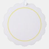 オーストラリアの動物とサンタコアラ オーナメントカード (裏面)