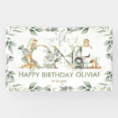 オーストラリアの動物の最初の誕生日ウェルカムバックドロップ 横断幕 (横)