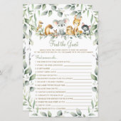 オーストラリアの動物の緑がゲストゲームを見つける (正面/裏面)