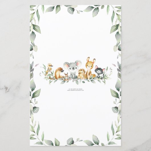 オーストラリアの動物の緑でパパのゲームを知最高のっている (裏面)