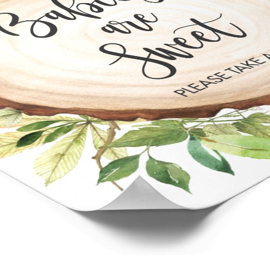 オーストラリアの動物の緑のベビーは甘いトリート ポスター (角)