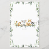 オーストラリアの動物の赤ん坊がゲームの上または下でシャワー (裏面)