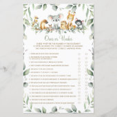 オーストラリアの動物の赤ん坊がゲームの上または下でシャワー (正面)