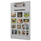 オーストラリアの動物クリップボード クリップボード (左)