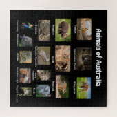 オーストラリアの動物ジグソーパズル ジグソーパズル (横)