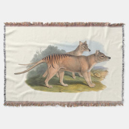 オーストラリアの動物タスマニアトラ スローブランケット