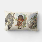 オーストラリアの動物三柱のクッション ランバークッション (裏面)