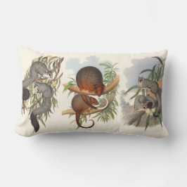 オーストラリアの動物三柱のクッション ランバークッション