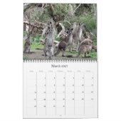オーストラリアの動物2025 カレンダー (3月 2027)