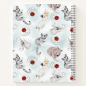 オーストラリアの動物 かわいいレシピブック 個人名入り ノートブック (裏面)