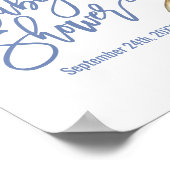 オーストラリアの動物 |カンガルー赤ちゃんシャワーへようこそ ポスター (角)