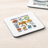 オーストラリアの動物 コースター (左側)