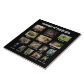 オーストラリアの動物 タイル (側面)