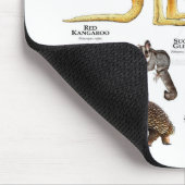 オーストラリアの動物 マウスパッド (コーナー)