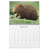 オーストラリアの動物 2026 カレンダー (2月 2027)