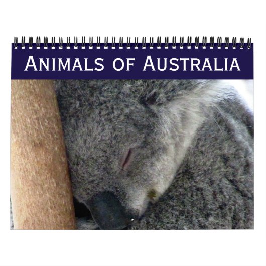 オーストラリアの動物 2027 カレンダー (カバー)