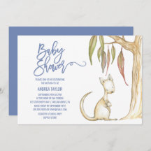 オーストラリアの動物 | Kangaroo & Joey Baby Shower