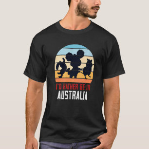 オーストラリアの動物Idはオーストラリアにいる Tシャツ