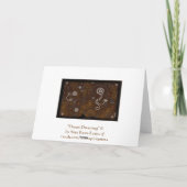 オーストラリアの原生の砂漠の芸術カード カード (裏面)