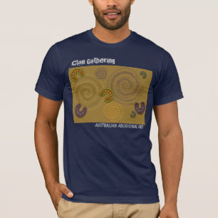 オーストラリアの原生の芸術-メンズティー Tシャツ