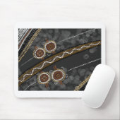 オーストラリアの原生の芸術-無くなった種族 マウスパッド (マウス)