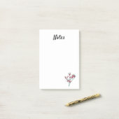 オーストラリアの原産のカンガルー・ポーの水彩画の芸術 ポストイット (デスク上)