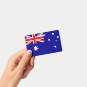 オーストラリアの国旗が付いた名札です。 バッジ (手持ち)