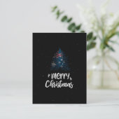 オーストラリアの国旗と一緒にクリスマスを祝おう シーズンポストカード (スタンド正面)