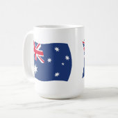 オーストラリアの国旗マグ コーヒーマグカップ (正面左)