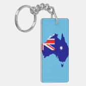 オーストラリアの国旗 キーホルダー (正面左)
