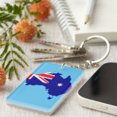 オーストラリアの国旗 キーホルダー (正面右)