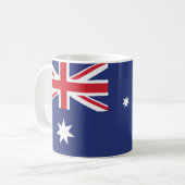 オーストラリアの国旗 コーヒーマグカップ (正面左)