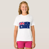 オーストラリアの国旗 Tシャツ (正面フル)