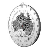 オーストラリアの地図ドードル ダーツボード (正面右)