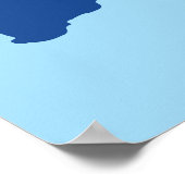 オーストラリアの地図ポスター ポスター (角)