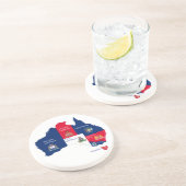 オーストラリアの地図 コースター (側面)