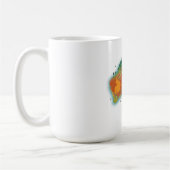 オーストラリアの地図 コーヒーマグカップ (左)