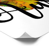 オーストラリアの地図 ポスター (角)