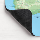 オーストラリアの地図 マウスパッド (コーナー)