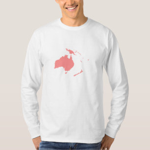 オーストラリアの大陸 Tシャツ