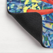 オーストラリアの天然炎木の花 マウスパッド (コーナー)