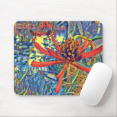 オーストラリアの天然炎木の花 マウスパッド (マウス)