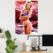 オーストラリアの少女 ポスター (ホームオフィス)